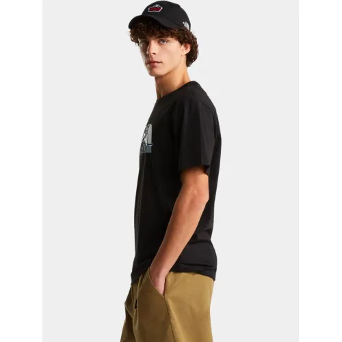 The North Face M Mountain Line Regular Short Sleeve Tee Férfi Póló JK3-Tnf Black