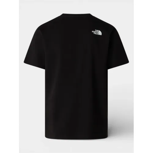 The North Face M Mountain Line Regular Short Sleeve Tee Férfi Póló JK3-Tnf Black