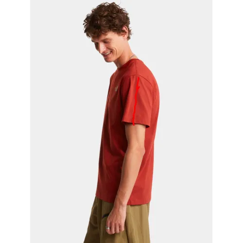 The North Face M Vertical Regular Short Sleeve Tee-Grap Férfi Póló G6I-Iron Clay