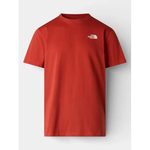 The North Face M Vertical Regular Short Sleeve Tee-Grap Férfi Póló G6I-Iron Clay