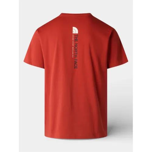 The North Face M Vertical Regular Short Sleeve Tee-Grap Férfi Póló G6I-Iron Clay