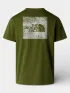 The North Face M Box Nse Celebration Regular Short Slee Férfi Póló BRI-Woodland Green