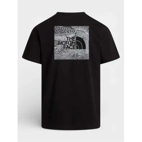 The North Face M Box Nse Celebration Regular Short Slee Férfi Póló JK3-Tnf Black