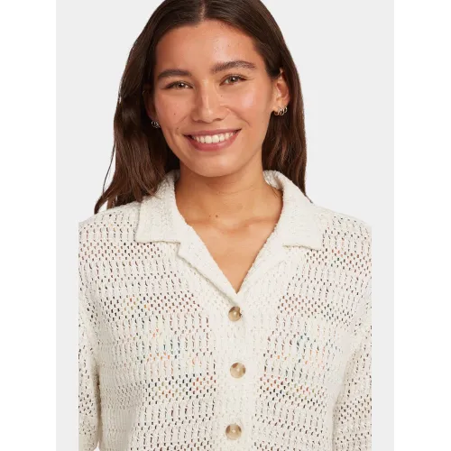 O'Neill O Riginals Crochet Shirt Női Ing, Blúz 11010-Snow White