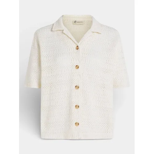 O'Neill O Riginals Crochet Shirt Női Ing, Blúz 11010-Snow White
