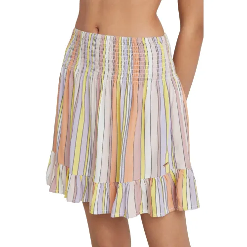 O'Neill Lilia Smocked Skirt O'Neill Lilia Smocked Skirt Női Szoknya 32021-Multi Stripe