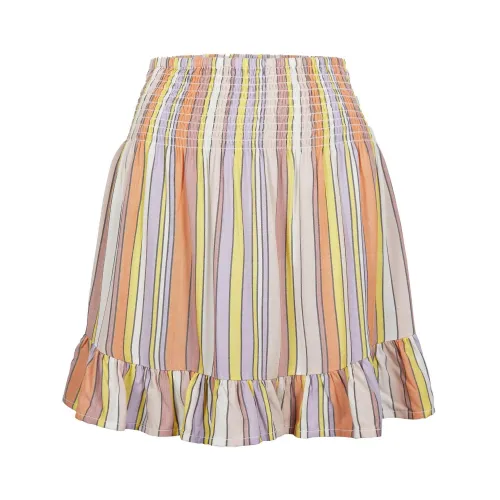 O'Neill Lilia Smocked Skirt O'Neill Lilia Smocked Skirt Női Szoknya 32021-Multi Stripe