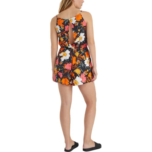 O'Neill Leina Playsuit Női Ruha 39069-Black Bluemchen