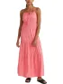 O'Neill Quorra Maxi Dress Női Ruha 14027-Perfectly Pink