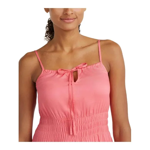 O'Neill Quorra Maxi Dress Női Ruha 14027-Perfectly Pink
