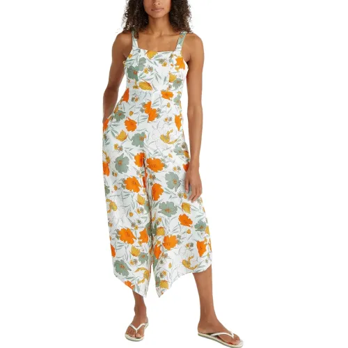 O'Neill Alba Jumpsuit O'Neill Alba Jumpsuit Női Ruha 31033-White Bluemchen