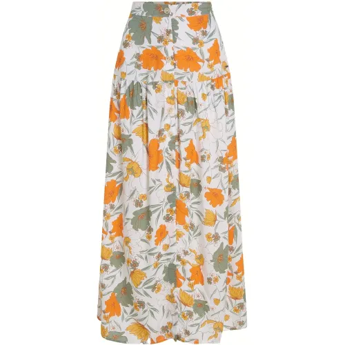 O'Neill Alofa Maxi Skirt O'Neill Alofa Maxi Skirt Női Szoknya 31033-White Bluemchen