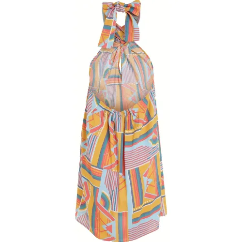 O'Neill Naima Wow Dress O'Neill Naima Wow Dress Női Ruha 32028-Yellow Art Geo
