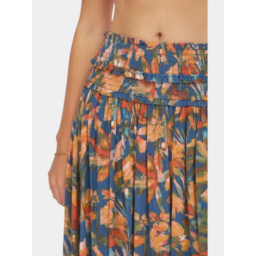 O'Neill Devyn Maxi Skirt O'Neill Devyn Maxi Skirt Női Szoknya 35155-Blue Painted Tropics