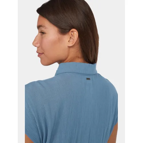 O'Neill Lori Maxi Shirt Dress Női Ruha 15064-Copen Blue
