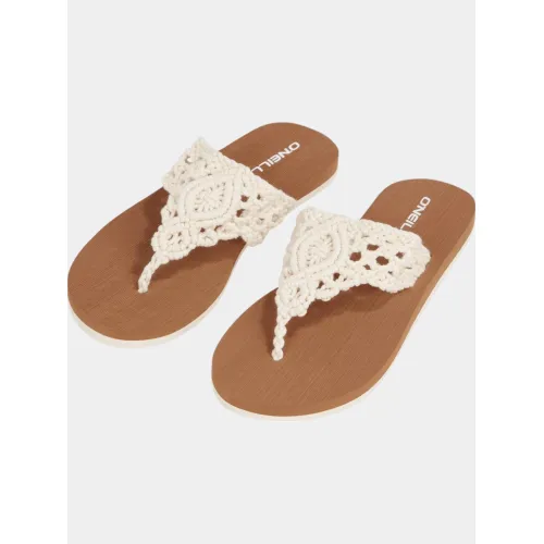 O'Neill Ditsy Crochet Sandals Női Papucs 11010-Snow White