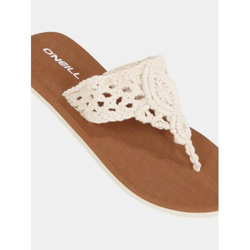 O'Neill Ditsy Crochet Sandals Női Papucs 11010-Snow White