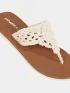 O'Neill Ditsy Crochet Sandals Női Papucs 11010-Snow White