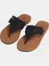 O'Neill Ditsy Crochet Sandals Női Papucs 19010-Black Out
