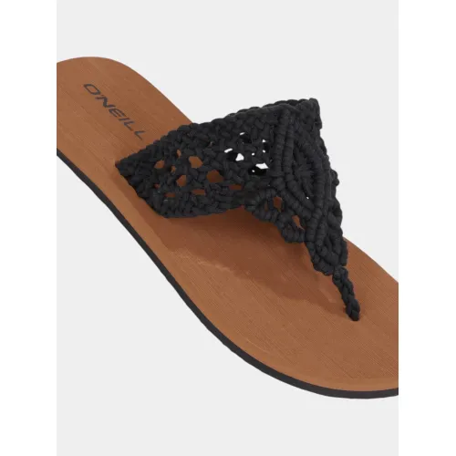 O'Neill Ditsy Crochet Sandals Női Papucs 19010-Black Out