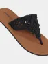 O'Neill Ditsy Crochet Sandals Női Papucs 19010-Black Out