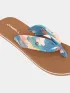 O'Neill Ditsy Sun Sandals O'Neill Ditsy Sun Sandals Női Papucs 35155-Blue Painted Tropics