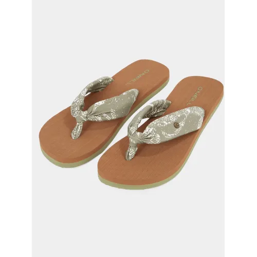 O'Neill Ditsy Sun Sandals O'Neill Ditsy Sun Sandals Női Papucs 36077-Green Textured Jungle