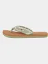 O'Neill Ditsy Sun Sandals O'Neill Ditsy Sun Sandals Női Papucs 36077-Green Textured Jungle