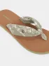 O'Neill Ditsy Sun Sandals O'Neill Ditsy Sun Sandals Női Papucs 36077-Green Textured Jungle