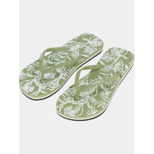 O'Neill Profile Graphic Sandals Női Papucs 36077-Green Textured Jungle