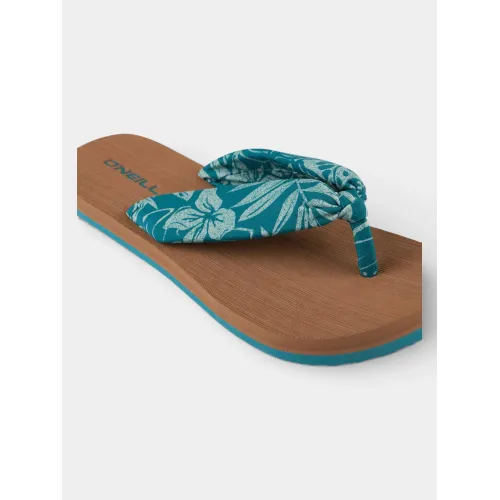 O'Neill Ditsy Sun Sandals Cipő Papucs 36100-Green Island Sky