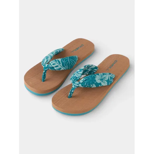 O'Neill Ditsy Sun Sandals Cipő Papucs 36100-Green Island Sky