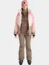 O'Neill Carbonite Snow Jacket O'Neill Carbonite Snow Jacket Női Síkabát, Snowboard Kabát 44030-Genuine Pink Colour Block