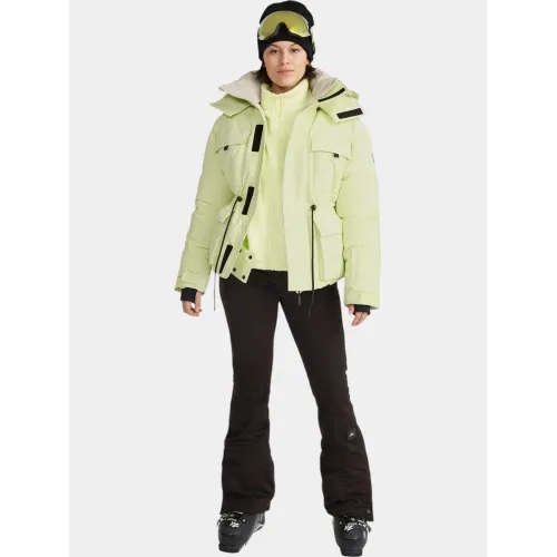 O'Neill Frostbloom Hybrid Jacket O'Neill Frostbloom Hybrid Jacket Női Síkabát, Snowboard Kabát 16045-Lime Wash