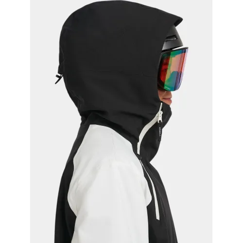 O'Neill FWC Play Asymmetric Snow Jacket Női Síkabát 49010-Black Out Colour Block