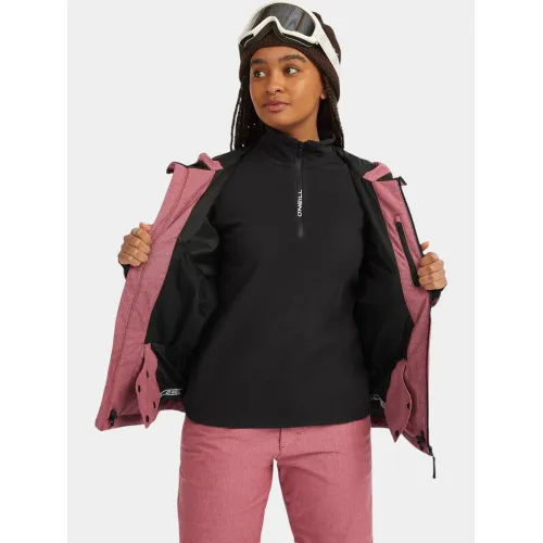 O'Neill FWC Cruz Melange Snow Jacket Női Síkabát 14040-Skater Pink