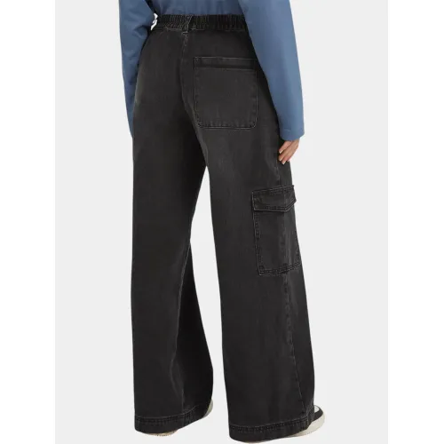 O'Neill O riginals Denim Cargo Pants Női Hosszúnadrág 19010-Black Out