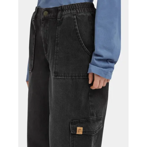 O'Neill O riginals Denim Cargo Pants Női Hosszúnadrág 19010-Black Out
