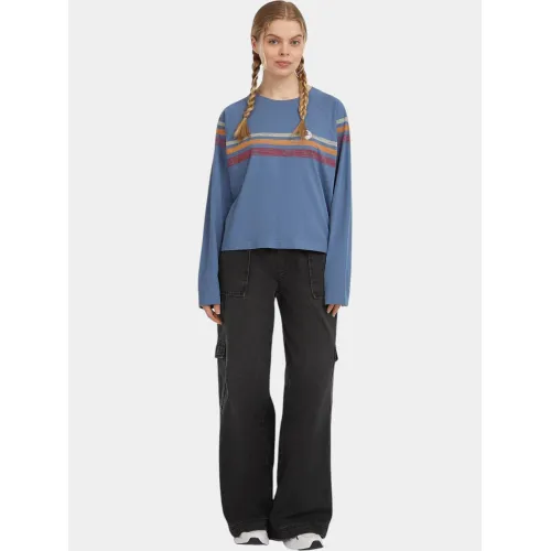 O'Neill O riginals Denim Cargo Pants Női Hosszúnadrág 19010-Black Out