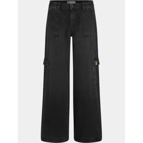 O'Neill O riginals Denim Cargo Pants Női Hosszúnadrág 19010-Black Out