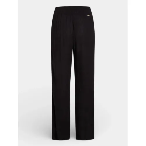 O'Neill Johnny Smocked Waist Pants Női Hosszúnadrág 19010-Black Out