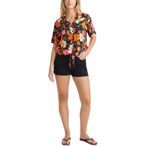 O'Neill Essentials  Stretch 5 Pkt Shorts Női Rövidnadrág 19010-Black Out