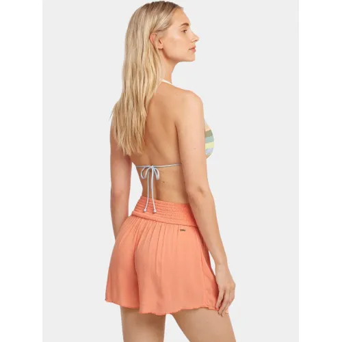 O'Neill Johnny Smocked Waist Shorts Női Rövidnadrág 12535-Funky Peach