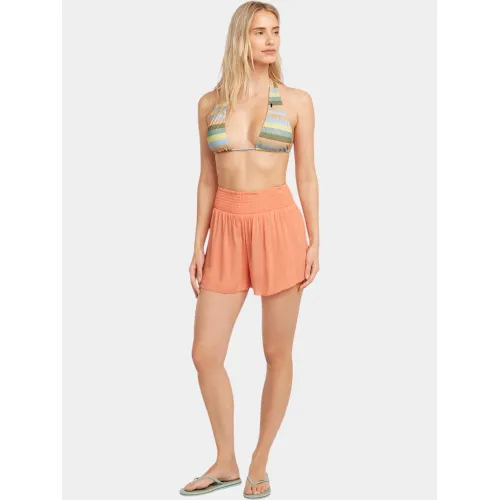 O'Neill Johnny Smocked Waist Shorts Női Rövidnadrág 12535-Funky Peach