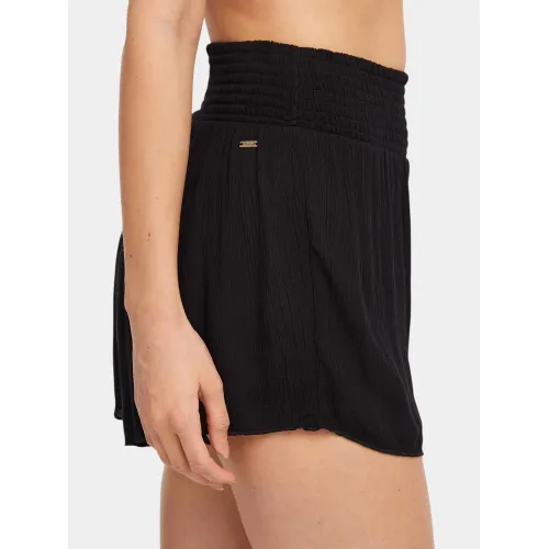 O'Neill Johnny Smocked Waist Shorts Női Rövidnadrág 19010-Black Out