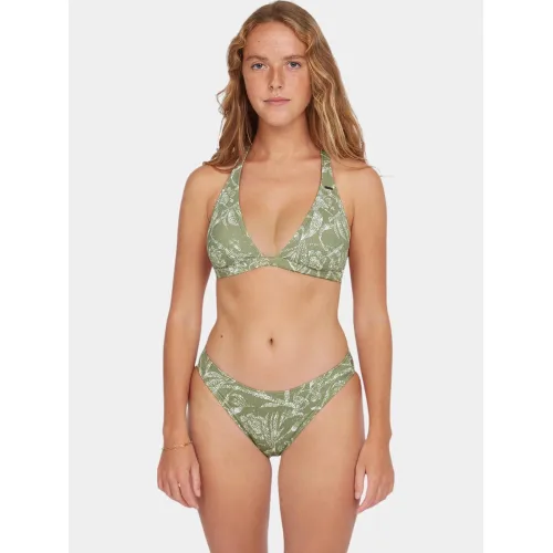O'Neill Essentials Marga Cruz Bikini Set Női Bikini 36077-Green Textured Jungle