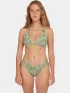 O'Neill Essentials Marga Cruz Bikini Set Női Bikini 36077-Green Textured Jungle