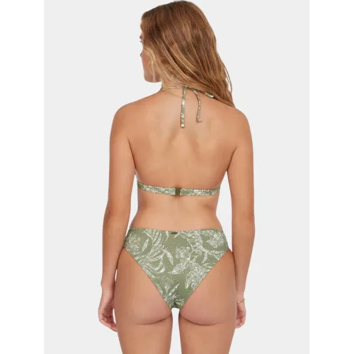 O'Neill Essentials Marga Cruz Bikini Set Női Bikini 36077-Green Textured Jungle