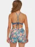 O'Neill Essentials 12  Print Swimshorts Női Rövidnadrág 35155-Blue Painted Tropics