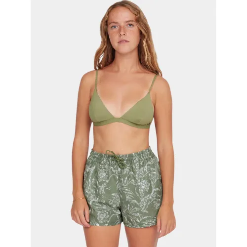 O'Neill Essentials 12  Print Swimshorts Női Rövidnadrág 36077-Green Textured Jungle